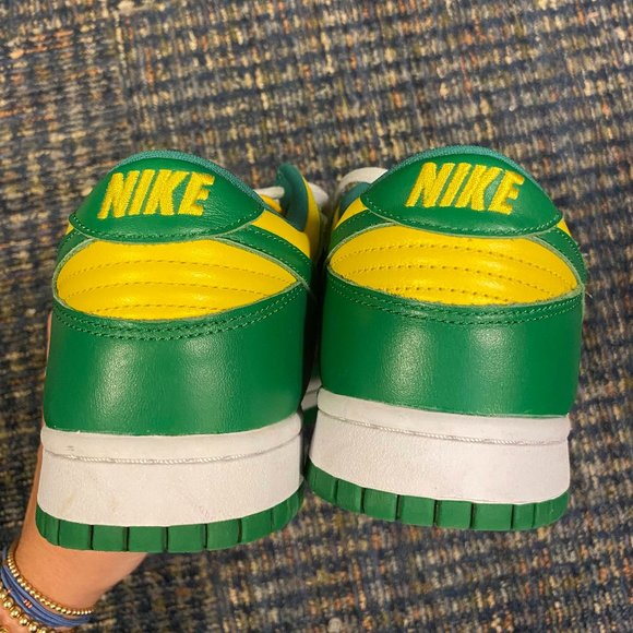 Nike Green and Yellow Women's Sneakers - Picture 3 of 5